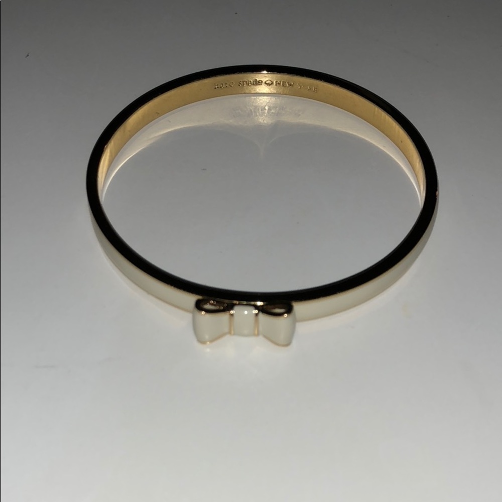 White and Gold Kate Spade Bracelet
